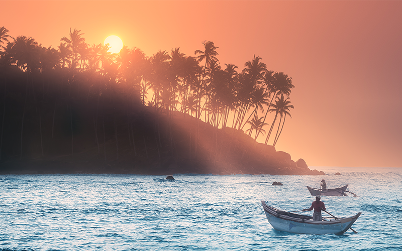 Bentota / Mirissa via Galle